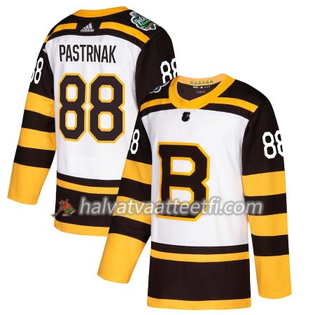Miesten NHL Boston Bruins Pelipaita David Pastrnak 88 2019 Winter Classic Adidas Valkoinen Authentic